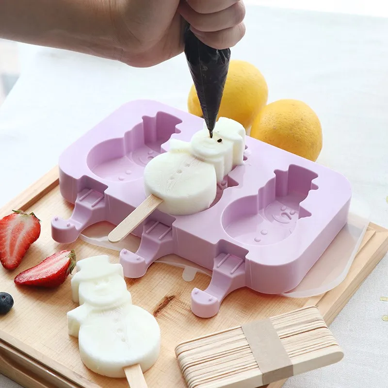Силиконовые формы для мороженого DIY домашняя мультяшная форма мороженое новая
