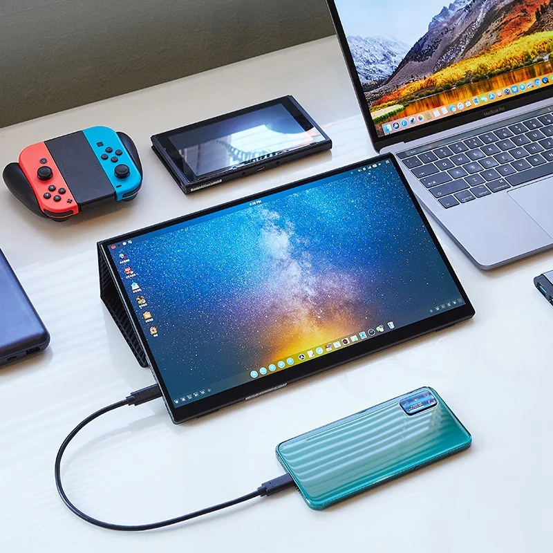 15 6 дюймов IPS 1080P Type C сенсорный экран портативный монитор для PS4 X box Nintendo Switch Raspberry Pi