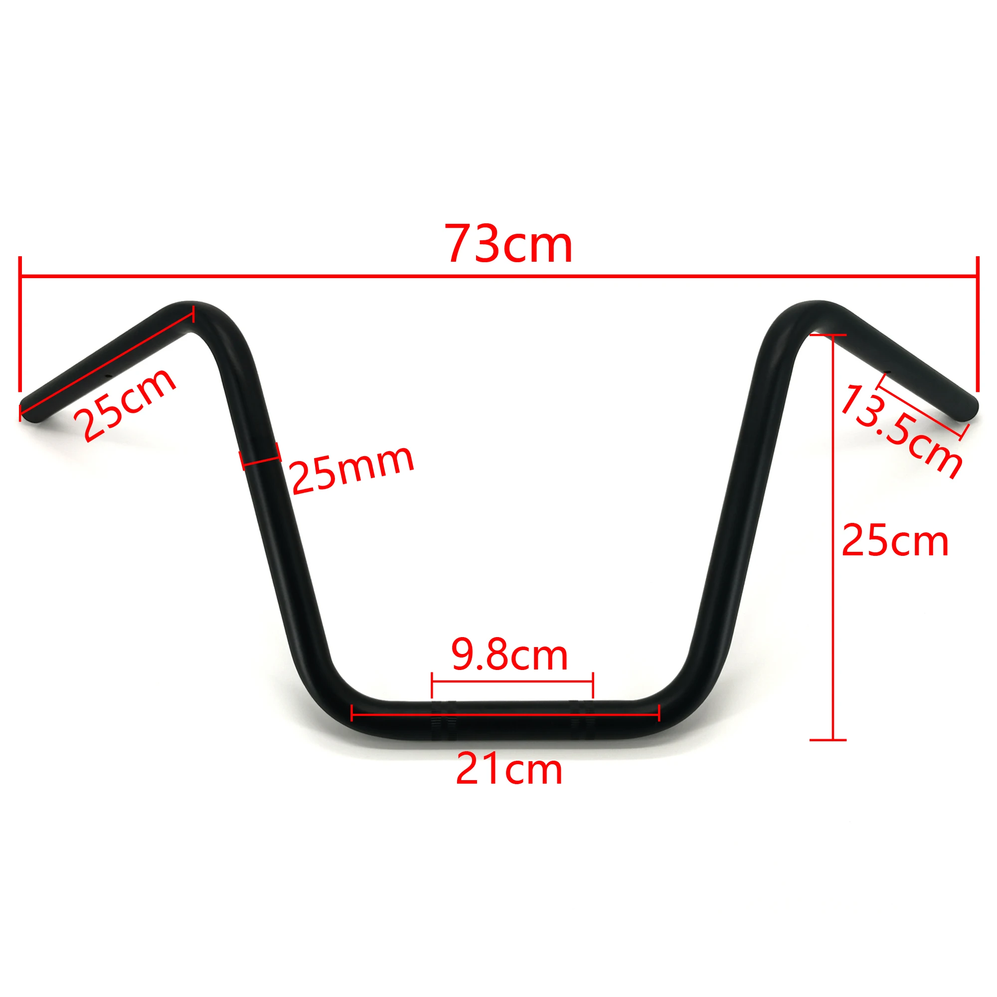 Руль для мотоцикла в стиле ретро руль супервысокого скутера 25 мм Bobber Chopper Cruiser