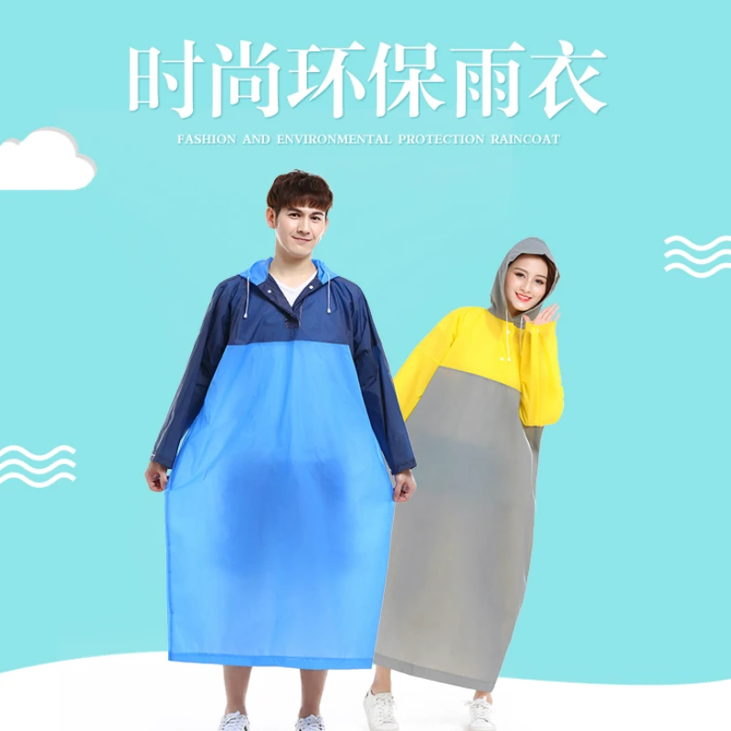 

Waterproof Transparent Raincoat Jacket Poncho Reusable Girls Clear Raincoat Women Motorcycle Plastic Veste Pluie Rainwear AD50RC