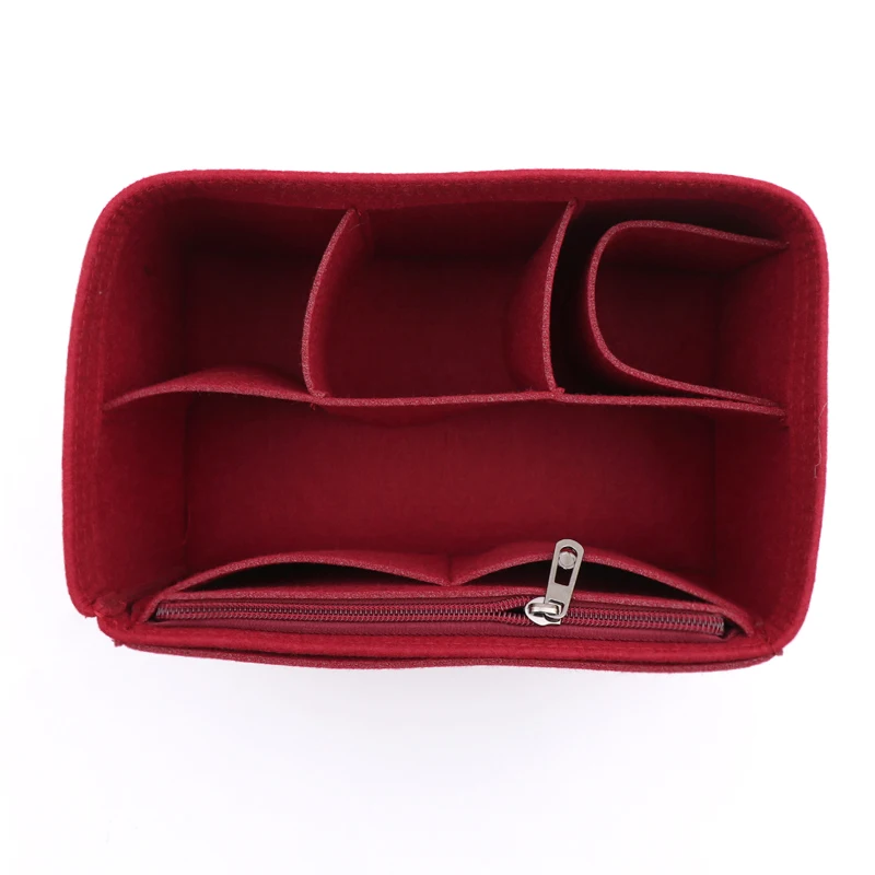Felt Purse Handbag Organizer Base Shaper Liner For Speedy 25 30 35 Bag Multi Pocket