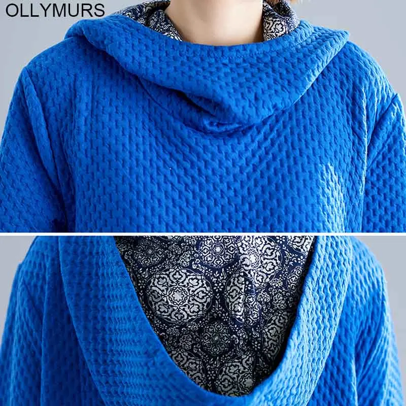 Большие размеры 2019 новое зимнее женское платье Vestidos хлопок утолщаются женские
