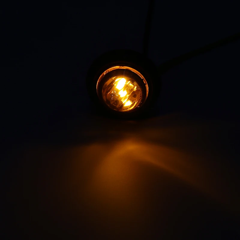 

10pcs Car External Lights LED 12V Auto Bus Truck Wagons Side Marker Indicator Trailer Rear Side Lamp Accessories