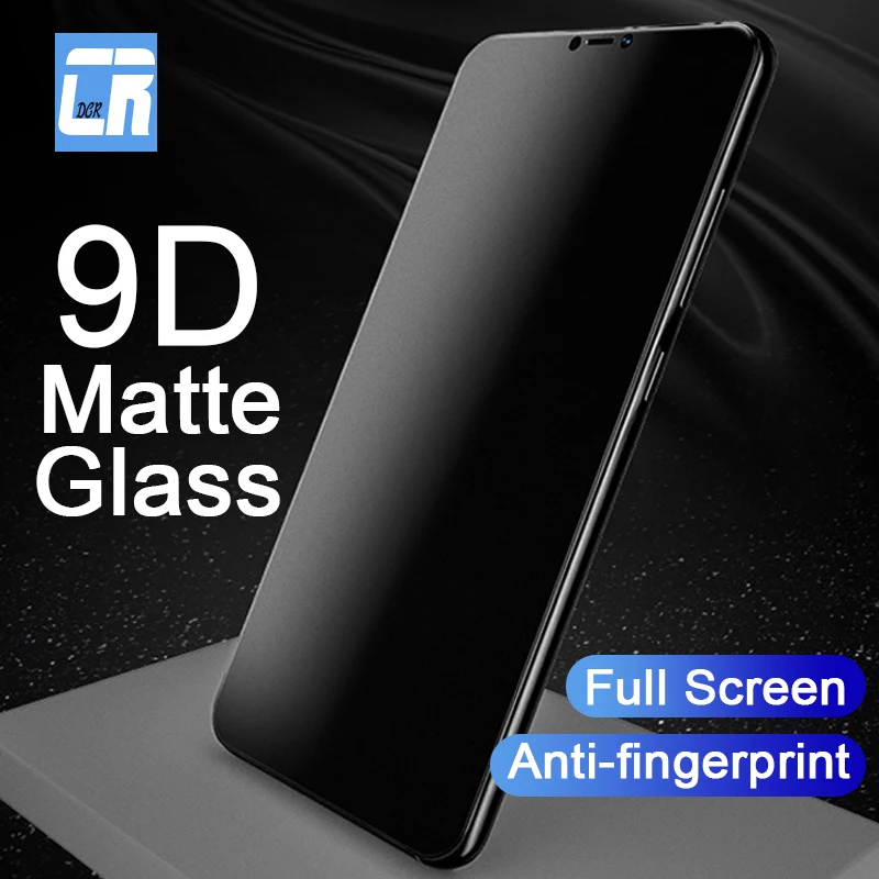 

2Pcs 9D Frosted Protective Film Screen Protector for OPPO R15 R17 F7 A3S A5 Reno 4 5 lite A94 A74 A54 A53 A52 A72 Tempered Glass