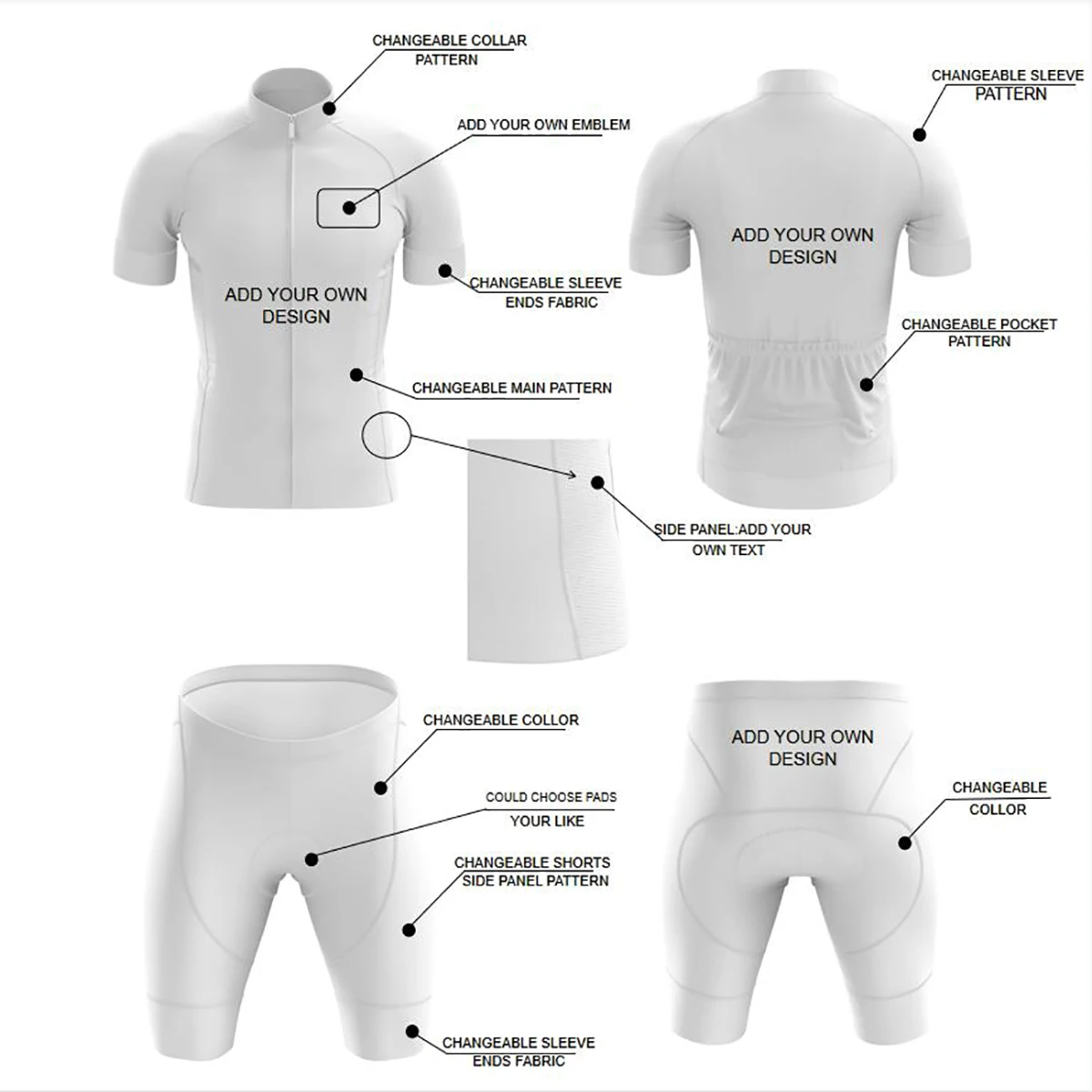 

Men and women custom cycling clothes wholesale custom cycling cap length or sleeveless suit roupas femininas 자전거의