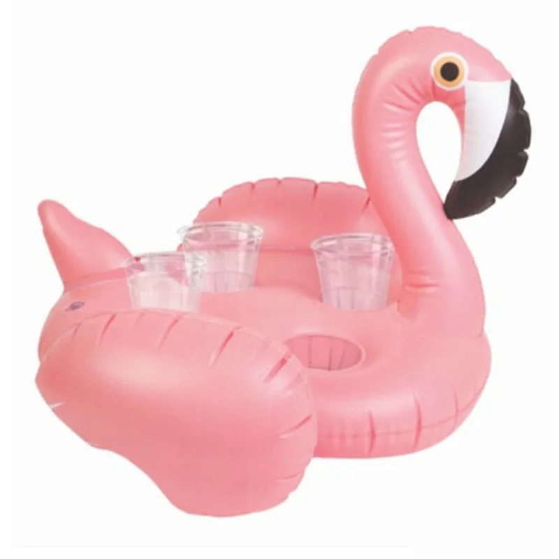 

Ice Bucket Flamingo Cup Holder Inflatable Pool Floats Cooler Table Drink Food Tray Party Toys Boia Piscina Swimming Mattress