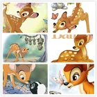 Алмазная живопись 5D сделай сам, Набор для вышивки крестиком из мультфильма Дисней, Фан, Бэмби, мозаика для домашнего декора, подарок