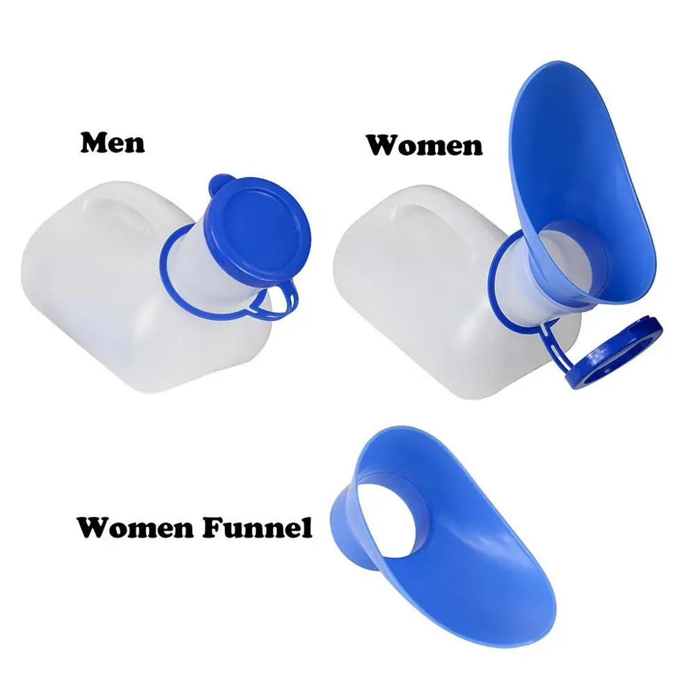 1PC Portable Plastic Mobile Urinal Toilet Aid Bottle Outdoor Camping Car Urine For Women Men Journey Travel Tools H5 | Обустройство