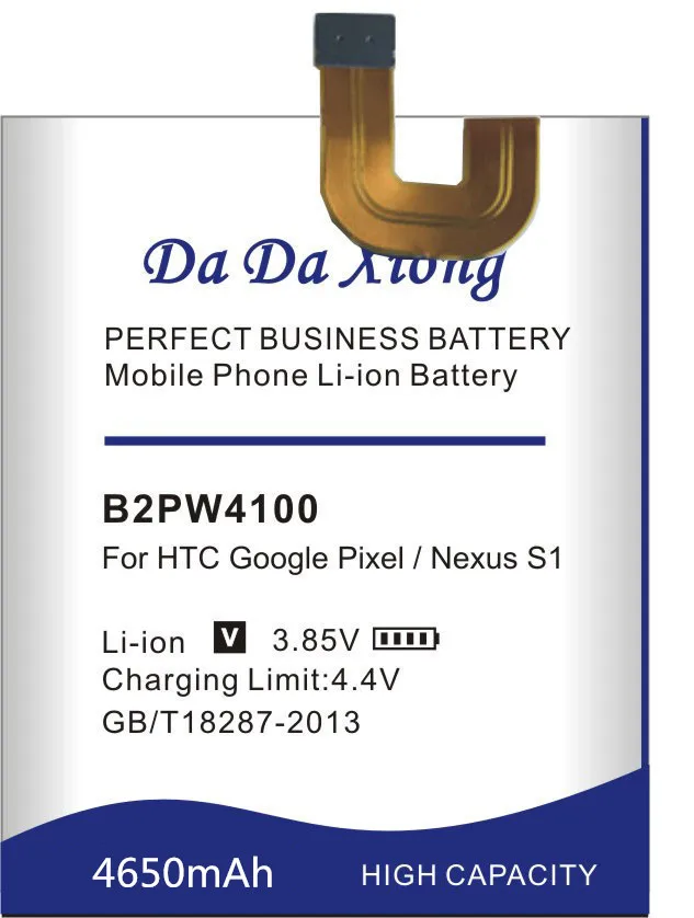 Da Xiong B2PW4100 4650 мАч батарея для htc Google Pixel/Nexus S1