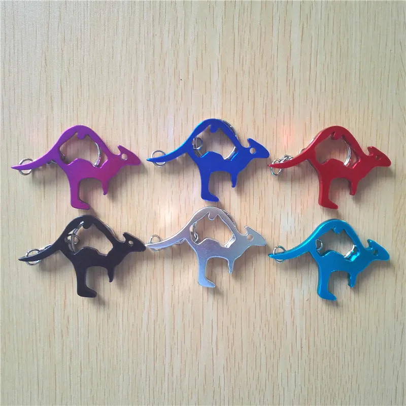 

Creative Beer Opener Outdoor EDC Kangaroo Shaped MultiFunction Wine Cap Opener Beer Cap Bottle Opener Kitchen Accessories