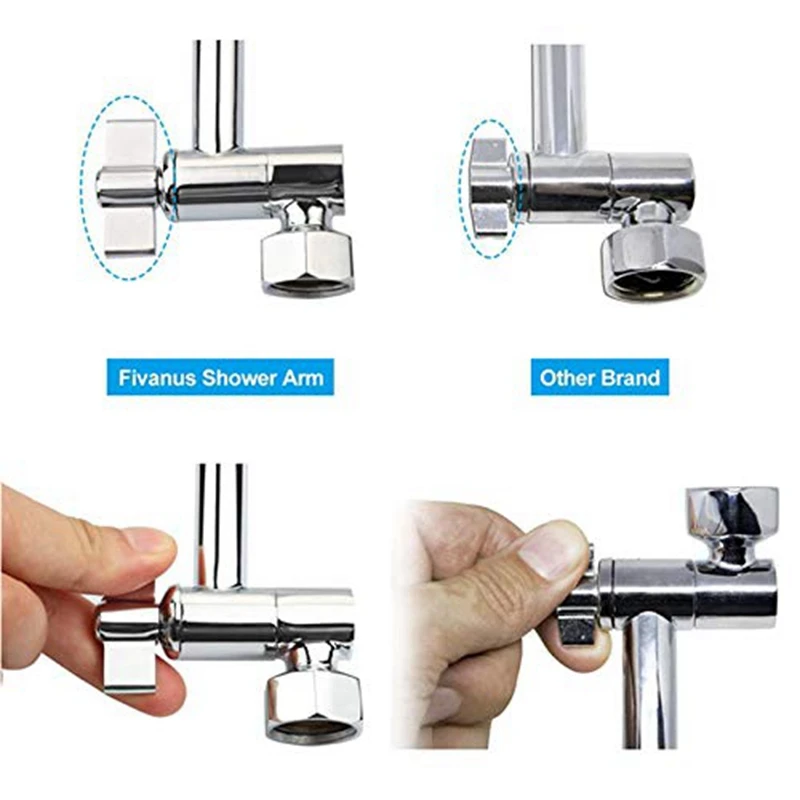 Удлинитель для душа удлинитель рук регулируемая высота насадки латунный