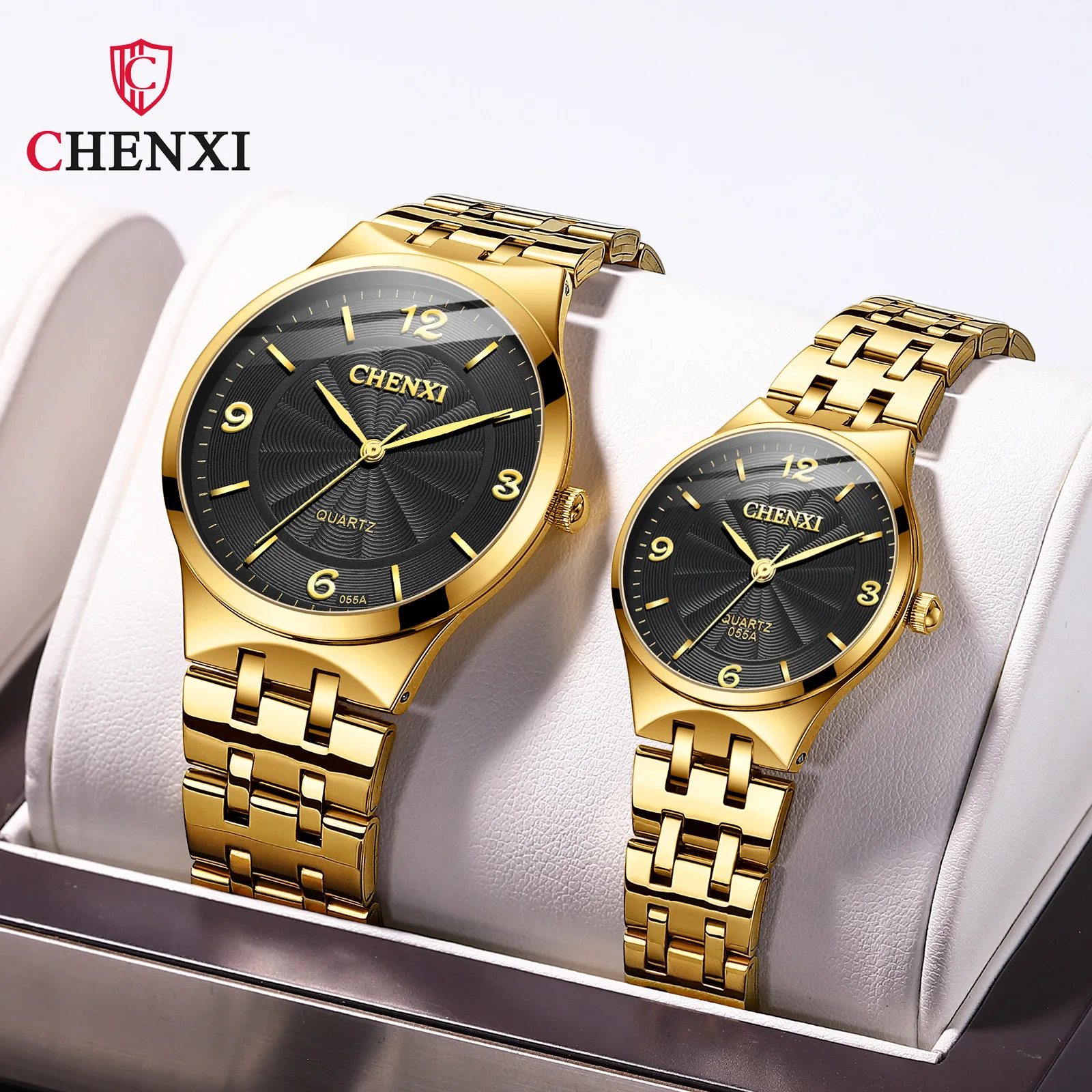Men Woman Couple AAA Male Vip  Luxury Lover Designer Wrist Quartz Female Stainless Steel Waterproof Minimalist Watches For Gift