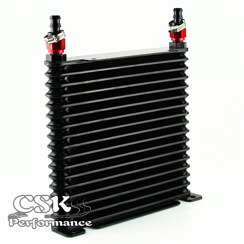 8-дюймовый 32 мм алюминиевый 17-рядный двигатель/гоночный масляный радиатор