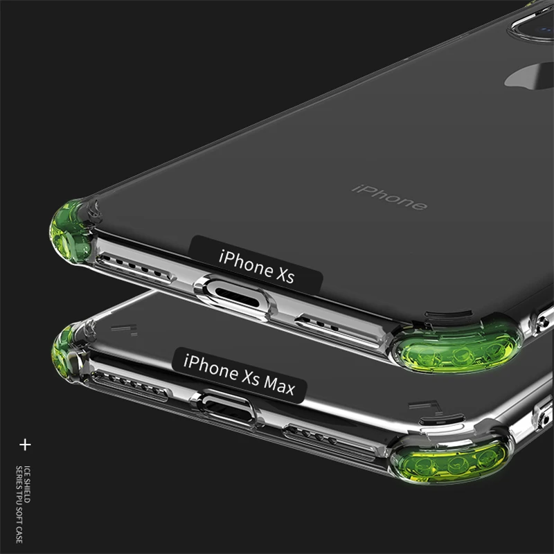 Прозрачный чехол HOCO с подушкой безопасности для iPhone XR Xs Max высокопрозрачный из