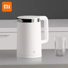 Умный электрический чайник Xiaomi, термоизоляция 1,5 л, контроль постоянной температуры, чайник для воды, самовар, приложение Mijia