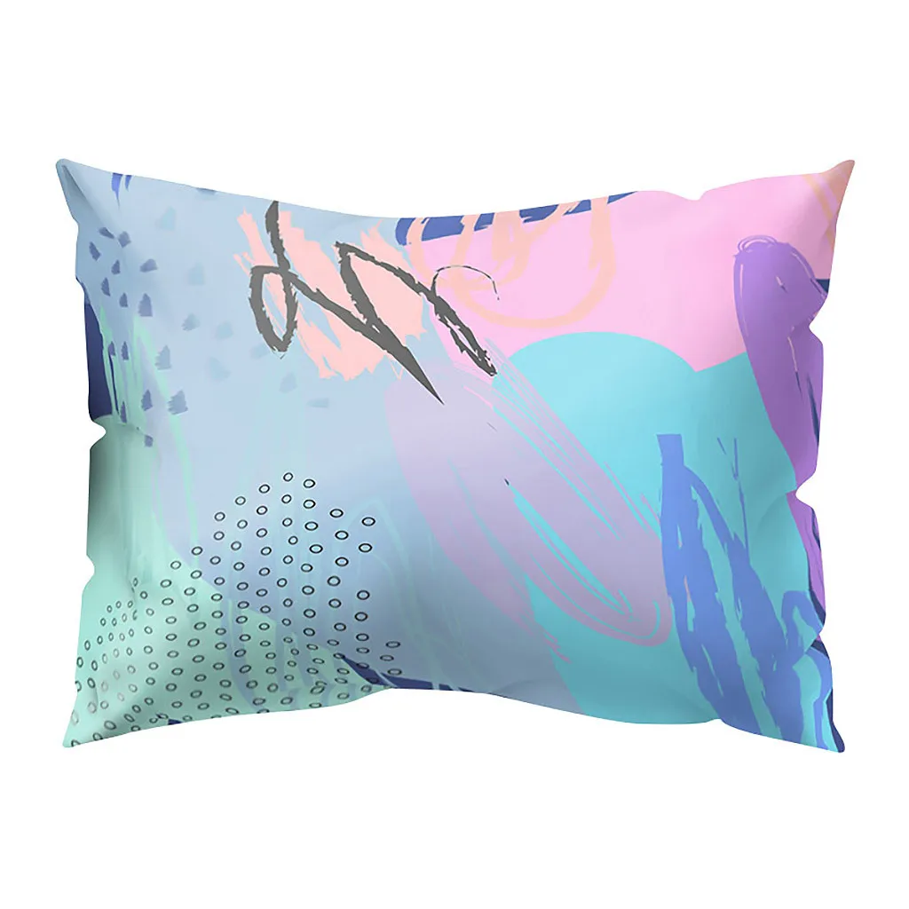 Чехол для подушки из полиэстера дивана и автомобиля с принтом 30X50 см Прямая