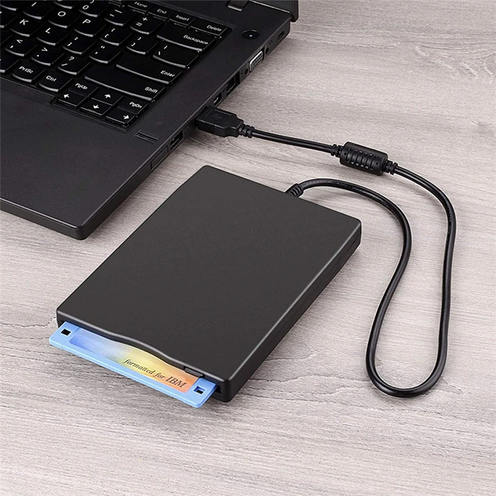 YiYaYo 3,55 Портативный USB внешний дисковод гибких дисков 1,44 MB FDD эмуляторы CD не требуется дополнительная r, Plug and Play