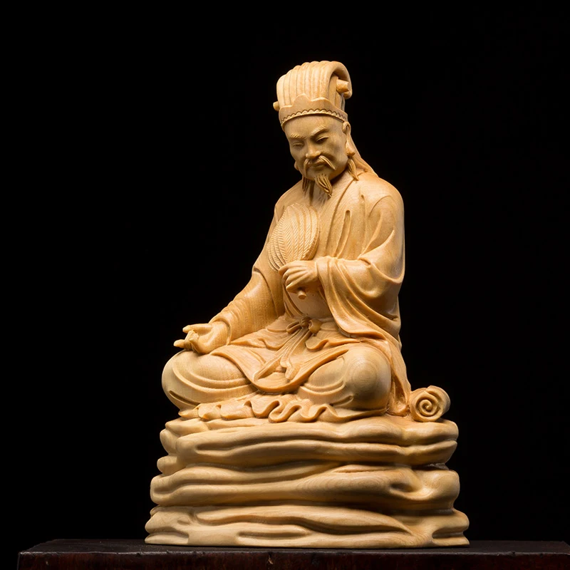 12 см Zhuge Liang фигурки трех царств Конг Мин скульптура китайская историческая