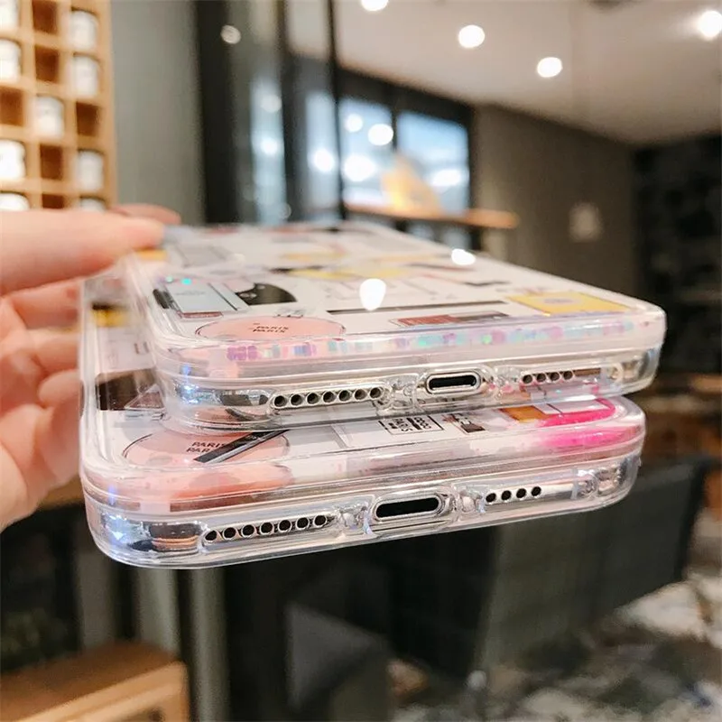 Чехол-Чехол DIS для iPhone X 7 8 Plus Xs Max Xr жесткий пластиковый чехол 6 6s динамическая