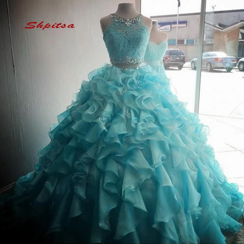 Пышные Платья для Quinceanera принцесса женское фатиновое бальное платье маскарадное
