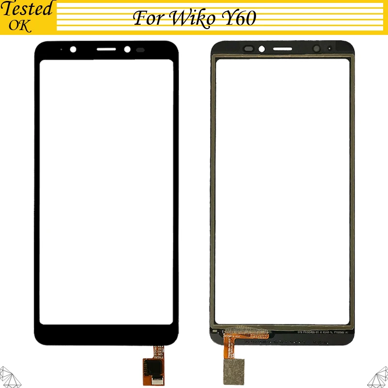 Сенсорный экран 5 45 дюйма для Wiko Y60 стеклянная панель объектива переднее стекло