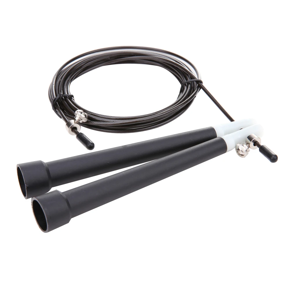NEW Steel Wire Skipping Skip Adjustable Jump Rope Crossfit Fitnesss Equimpment Exercise Workout 3 Meters | Спорт и развлечения