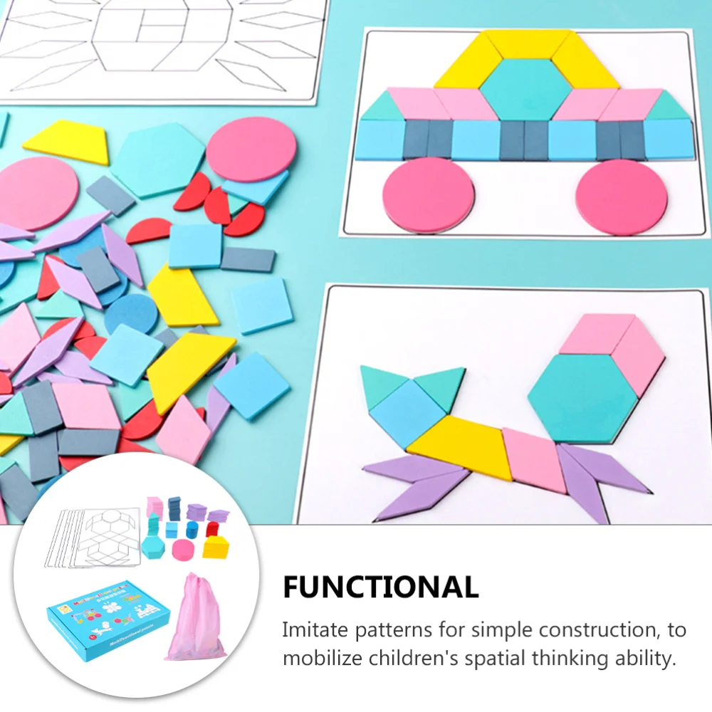 

1 Set of Creative Jigsaw Puzzle Funny Kid DIY Puzzle Plaything Birthday Gift