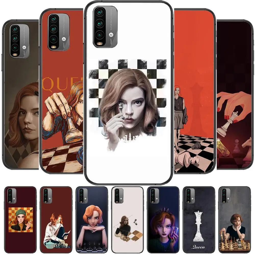 

The Queen's Gambit Chess Phone Case For XiaoMi Redmi 11 lite 9C 8A 7A Pro 10T 5G Anime Cover Mi 10 Ultra Poco M3 X3 NFC 8 SE cov