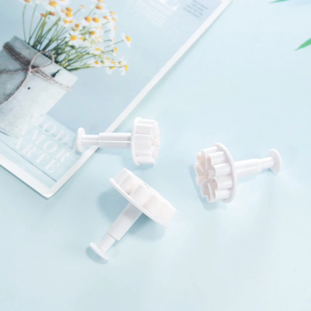 3 шт./компл. мини форма в форме сердца цветка пластиковый Плунжер сделай сам