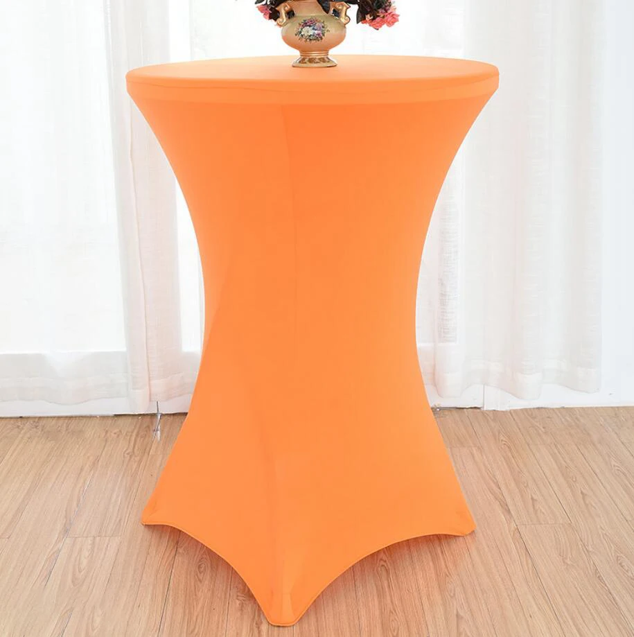 Высококачественная скатерть для коктейльного стола 22 цвета из спандекса и