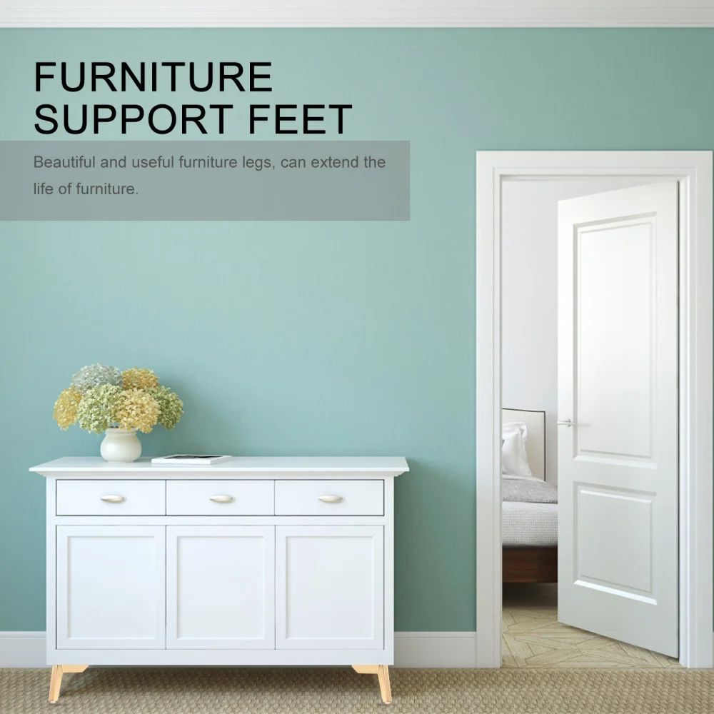 

4pcs Furniture Supporter Feet Durable Sofa Leg Bed Leg Cabinet Leg for Home