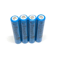 trustfire tr14650 rechargeable li ion battery 3 7v 14650 1600mah lithium camera flashlight torch batteries with pcb