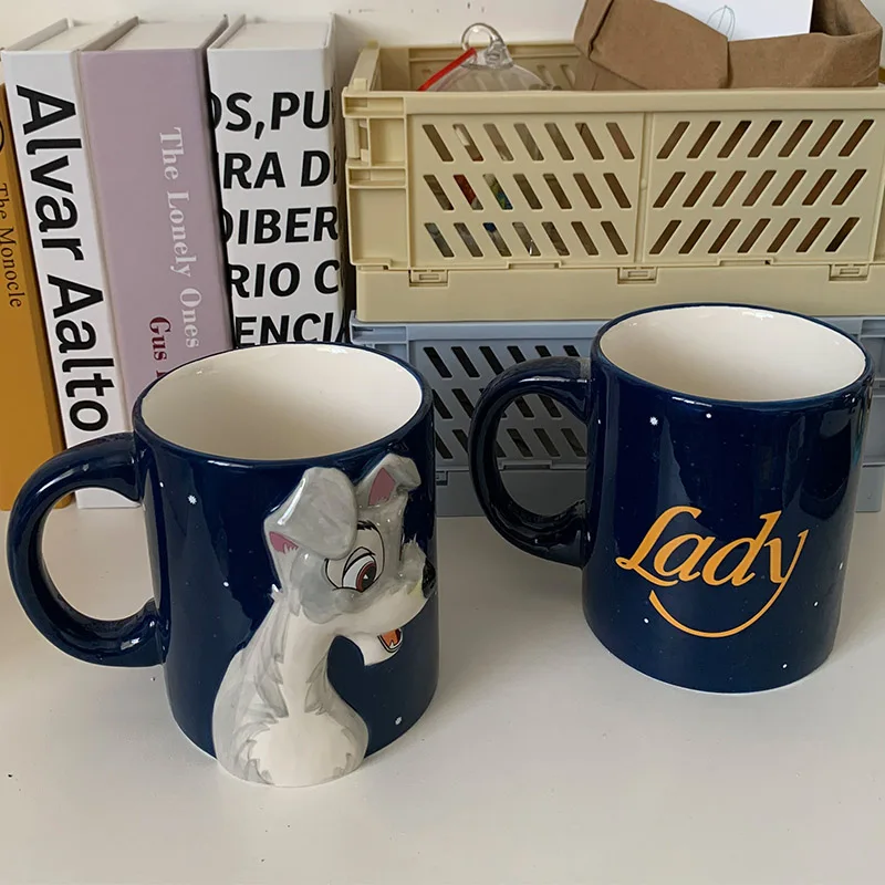 Кофейная чашка Disney Lady and the Tramp экшн-фигурки тигра кружка модель игрушек зернистая