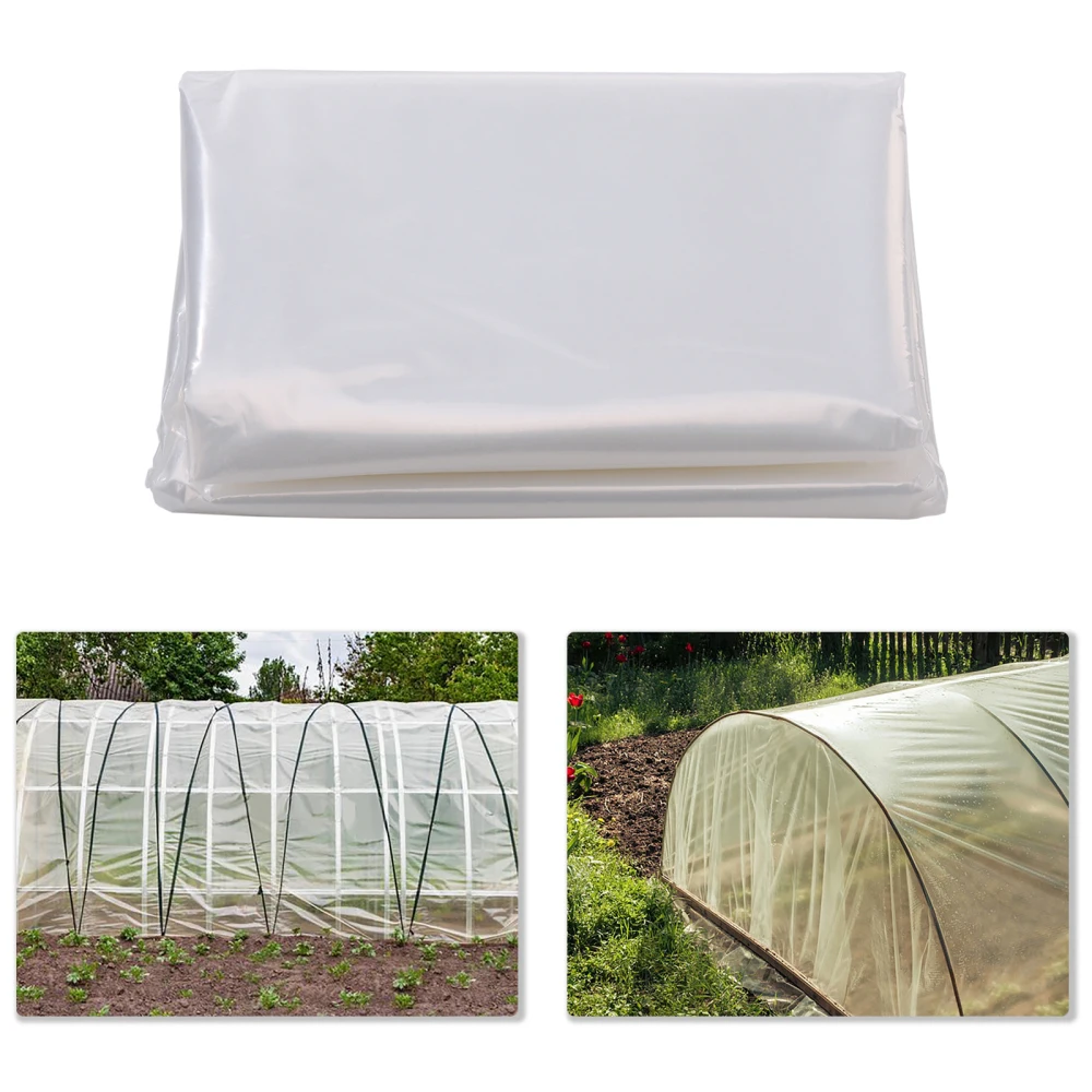 

Защита растений, Полиэтиленовая защитная пленка, ткань с усилениями, ультратонкая, хорошая отделка, инструмент для сада, прозрачный брезент...