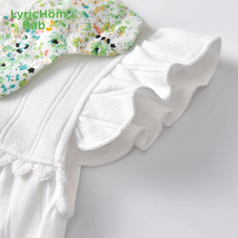 

Lyrichom Baby Spring Fashion Baby Girl Clothing Set Toddler Sleeveless Baby Girl Romper Baby Costumes Infant Clothes Outfits