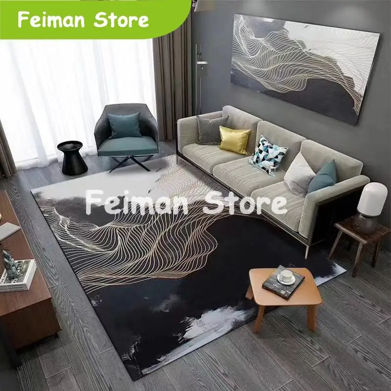 Ковер в европейском стиле для гостиной роскошные коврики и ковры спальни