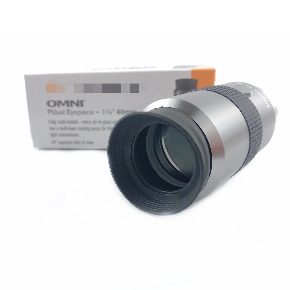 OMNI 40 мм PLOSSL астрономический телескоп окуляр Оптическое стекло 43 градусов fmc-зеленая пленка M28x0.6mm фокусное расстояние 40 мм