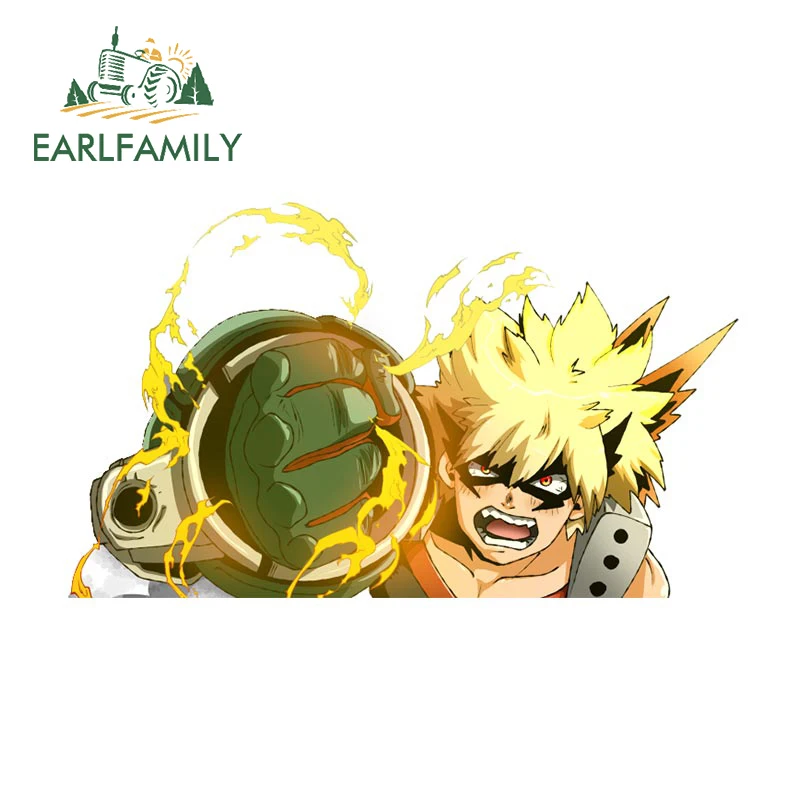 

EARLFAMILY 13 см x 7,6 см для моего героя Академии аниме автомобильные наклейки на доску для серфинга виниловая Автомобильная оберточная Наклейка д...