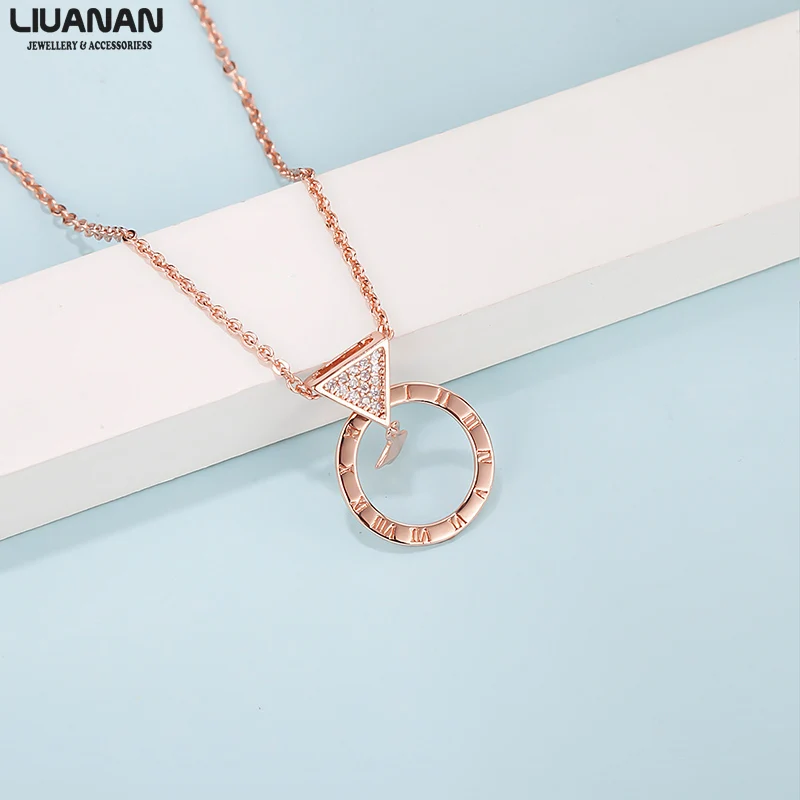 

New Fashion Rome Numerals Necklace for Women Girls Family Best Friend Jewelry Graduation Gift Chain Necklace Women Birthday Gift