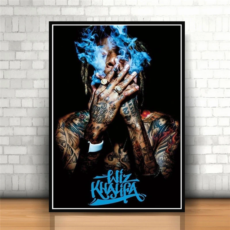 Горячая Wiz Khalifa реперские кепки в стиле хип хоп с изображениями музыкальной