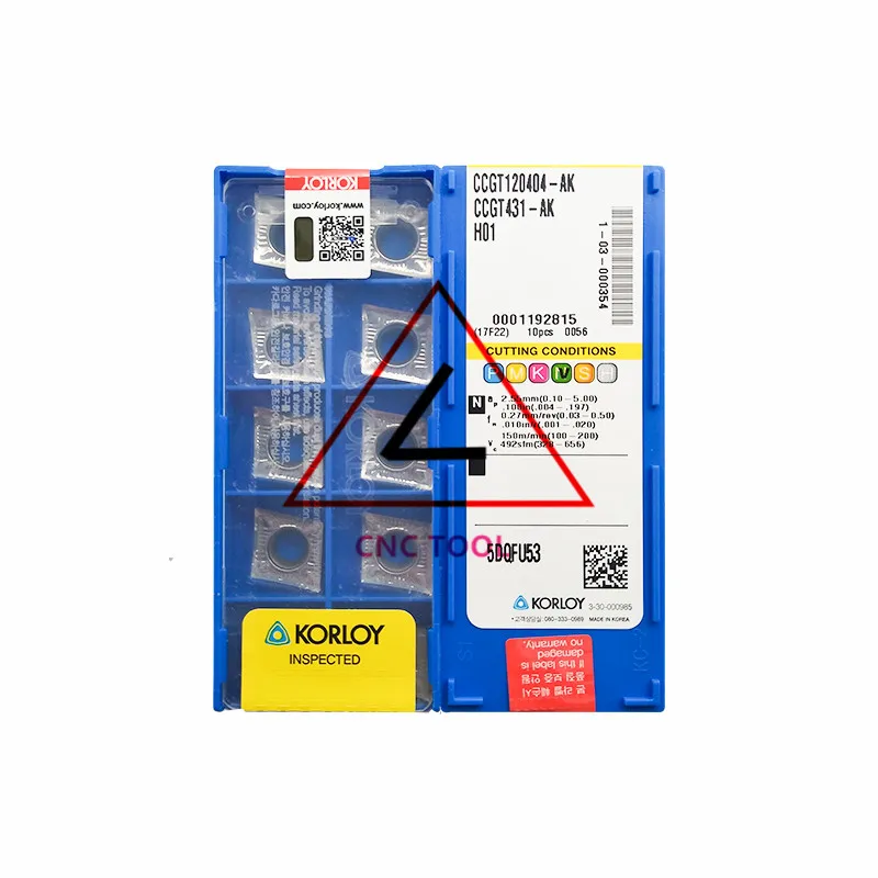 

CCGT120404-AK H01 10 шт. оригинальный Корейский режущий инструмент