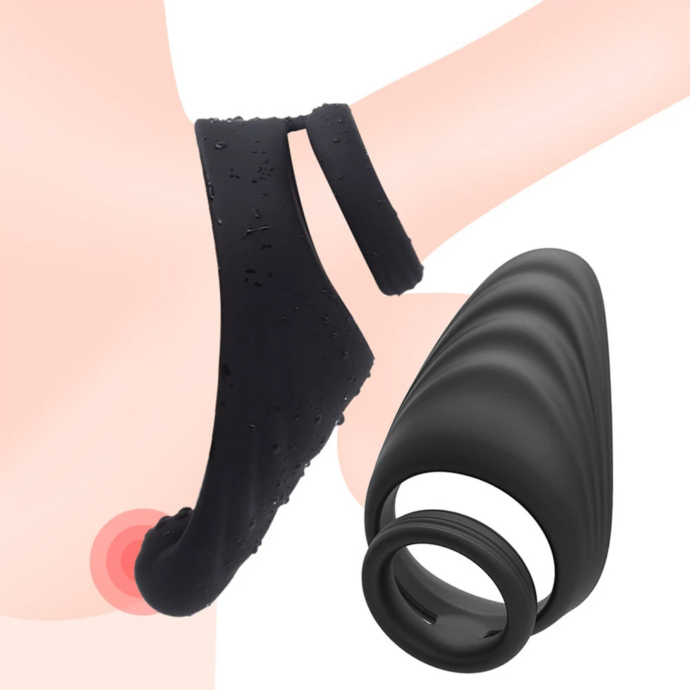 Мужской мастурбатор Силиконовое кольцо для пениса замок мошонки кольца члена
