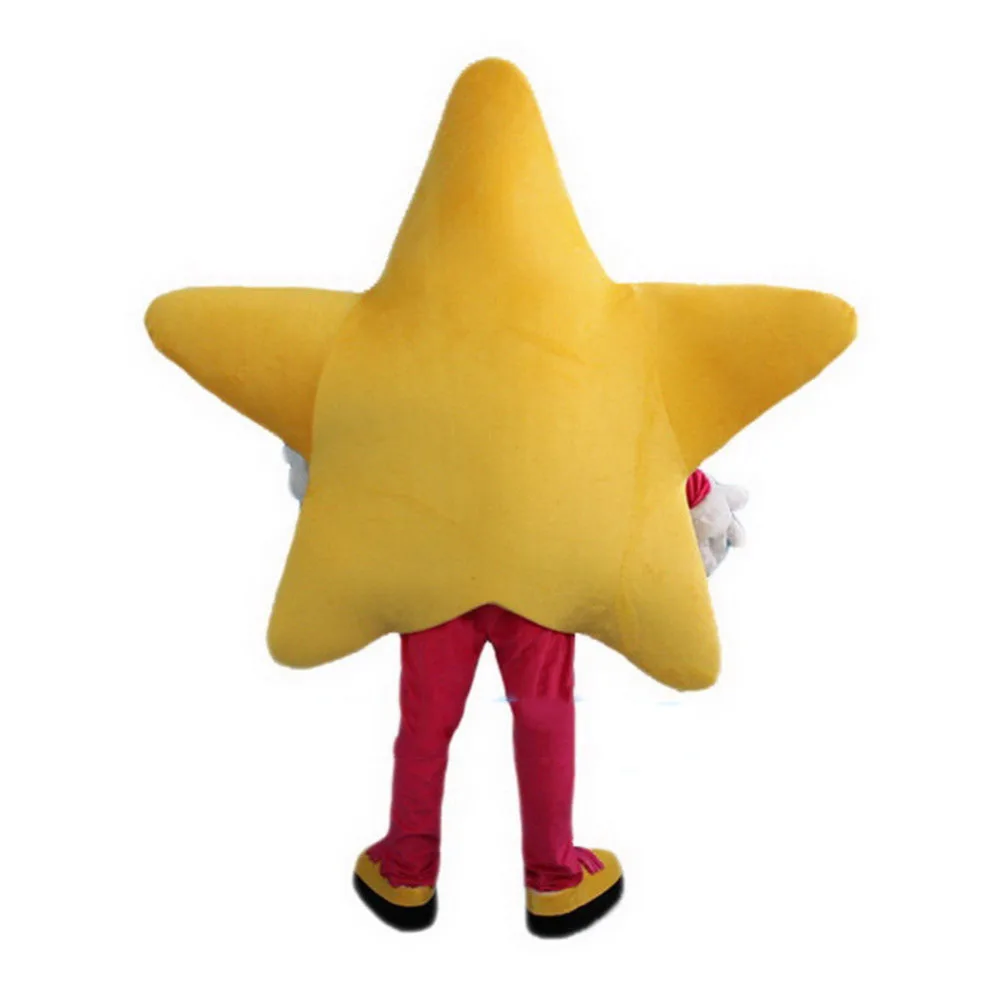 Yellow Star Mascot Costume Suits Cosplay Party Game Dress Outfits Clothing Advertising Carnival Halloween Christmas Easter New