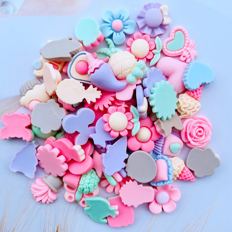 1020 pieces of new resin cute cartoon series flat back scrapbook diy embellishment mobile phone shell accessories 053 free global shipping