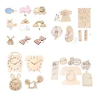 Лидер продаж Детская занятая доска DiyAccessories материал утка горка доска для раннего развития детей деревянные игрушки Скрапбукинг пазл поставки