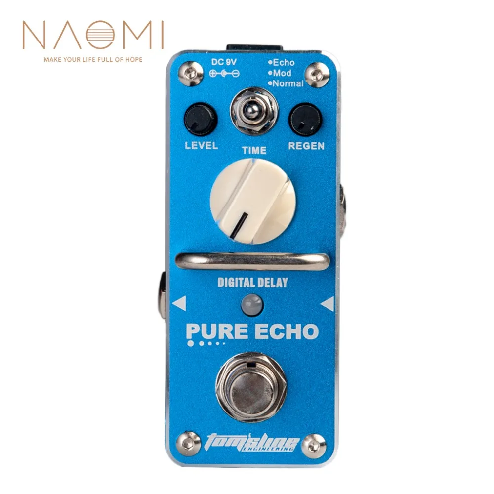 Наоми гитара фирмы Арома педаль эффектов APE 3 чистый эхо Цифровая Задержка для