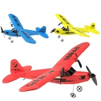 2 4g foam rc electric airplane remote control plane rtf kit controller 150 meters flying distance aircraft global hot toy