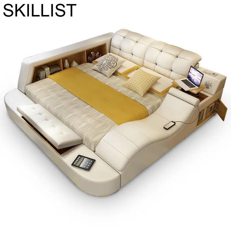 Matrimoniale Yatak Odasi Mobile Meble Kids Bett Lit Enfant домашний кожаный Mueble De Dormitorio Cama современная