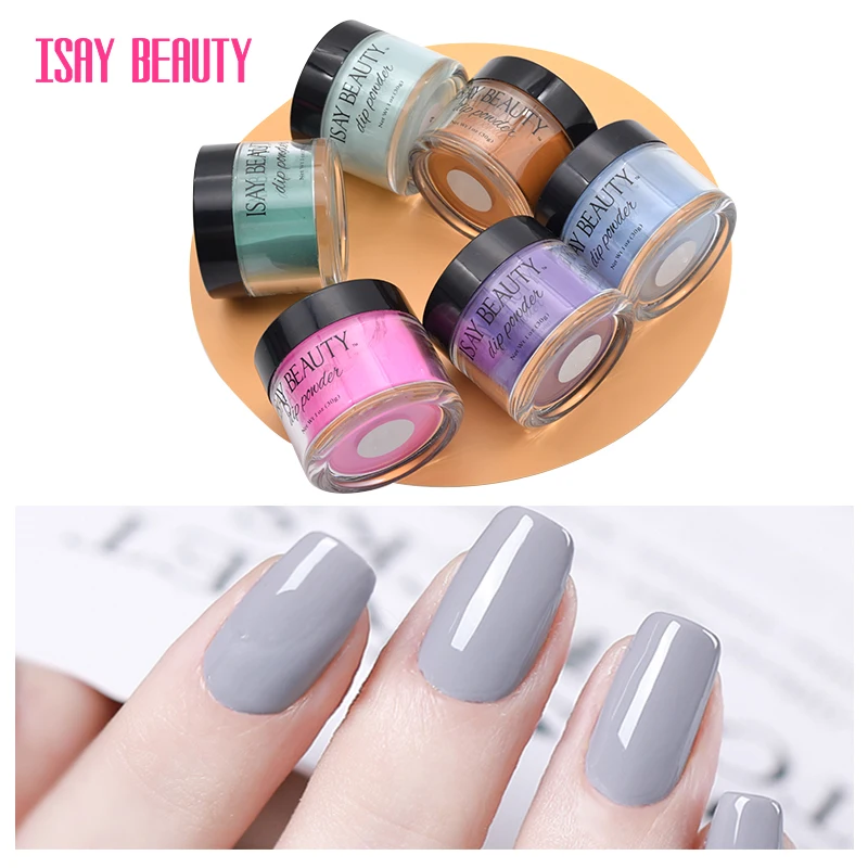 ISAYBEAUTY ногтей Пудра для напыления 30 грамм Нет ультрафиолетового света