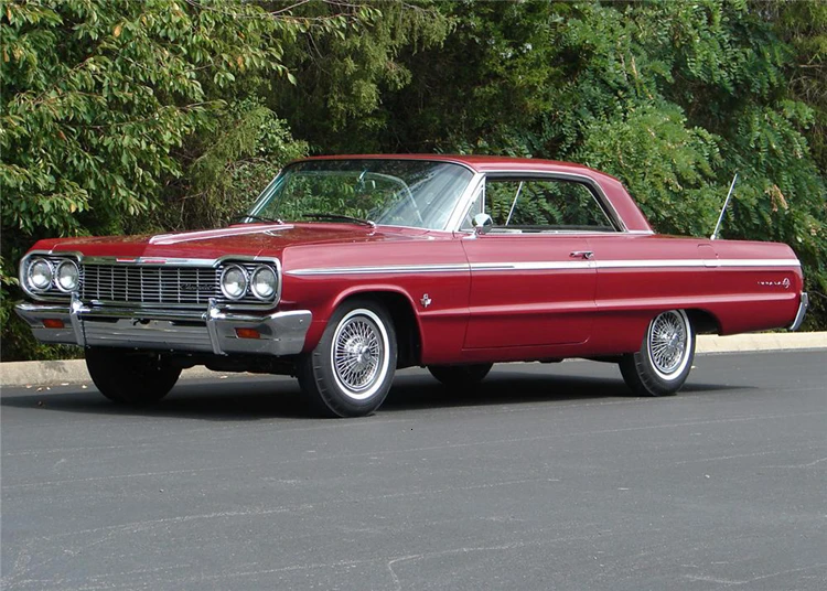 Новинка 1/24, специальный литой металл IMPALA SS, винтажный автомобильный настольный дисплей, коллекция моделей игрушек для детей